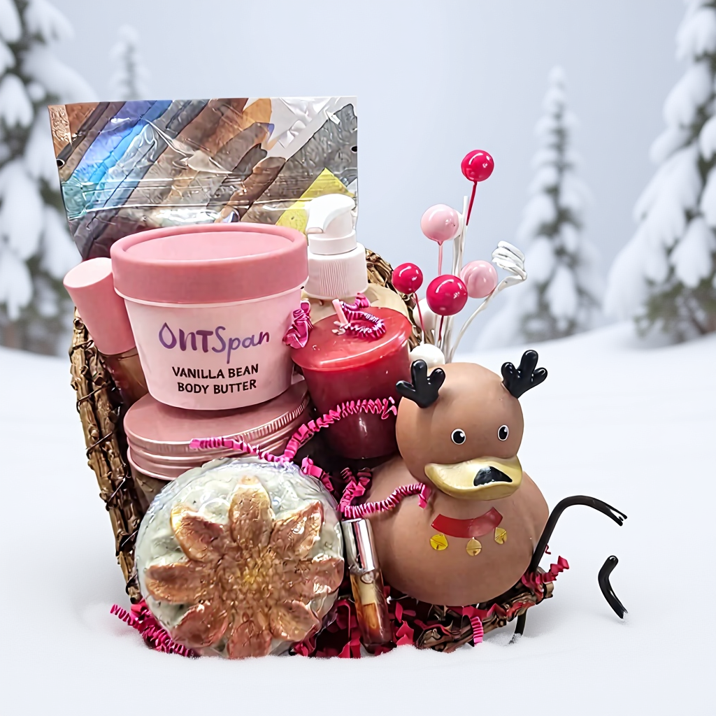 Holiday Gift Basket - Sleigh #1