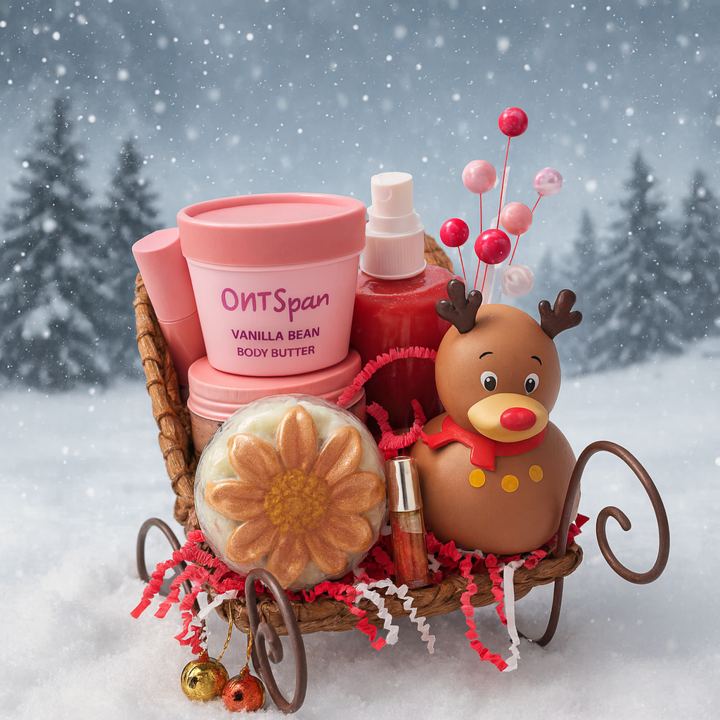 Holiday Gift Basket - Sleigh #1